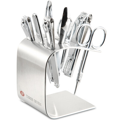 

777 nail knife set nail clippers repair beauty package 8 sets of sets of 1701B stainless steel bracket