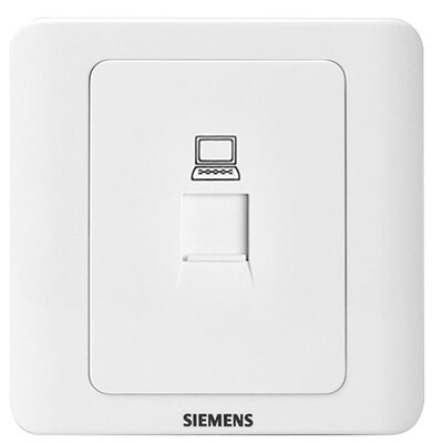 

Siemens SIEMENS 5TG01211CC1 switch socket vision single connection five computer socket elegant white