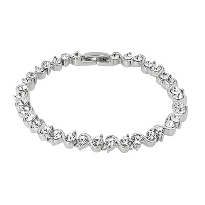 

Yoursfs @ Sunmer Time Promotion AAA + австрийские браслеты с бриллиантами Charms Real Rose Shining Rhinestone Fine Jewelry Bracelet