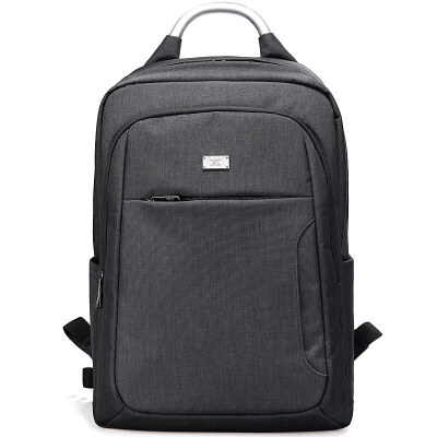 

Seven wolves SEPTWOLVES computer bag backpack men&39s 14 inch simple fashion student bag shoulder bag black B0301454-101