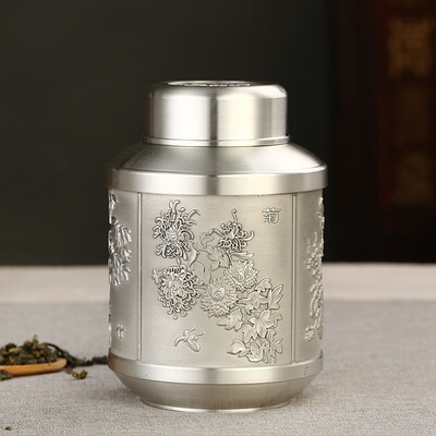 

Tea Tea Friends of the Meilan bamboo chrysanthemum tea cans tin cans tea portable travel tea gift box packaging