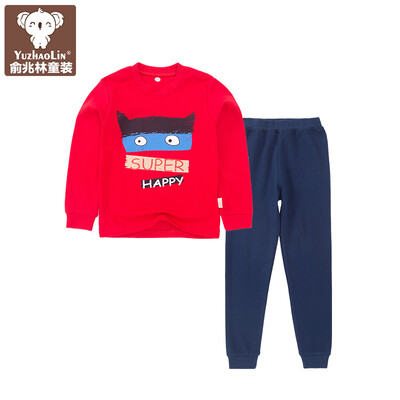 

Yu Zhaolin children's underwear suit boys combed cotton home service 2 sets YH56T052019 graffiti little monster red 150