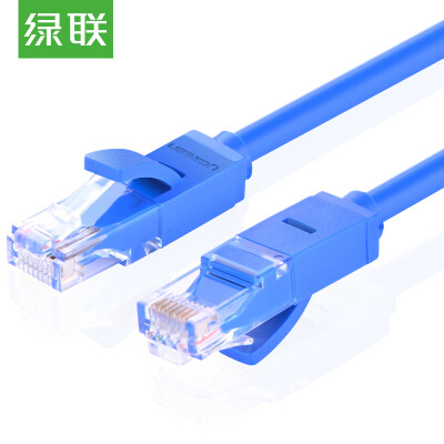 

Green Alliance (UGREEN) Category 6 cable six Cat6 eight core twisted pair cable Gigabit network cable computer network jumper finished cable 30 meters gray 20183