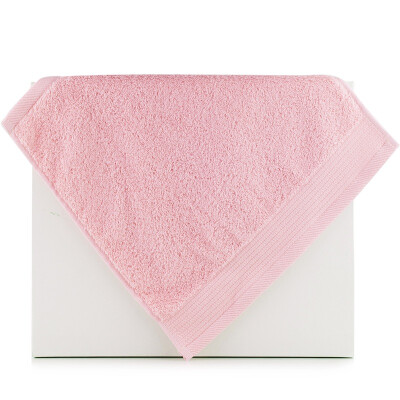 

Sanli Class A thickening long-staple cotton satin square square towel cotton absorbent soft&comfortable lanyard baby available peach pink