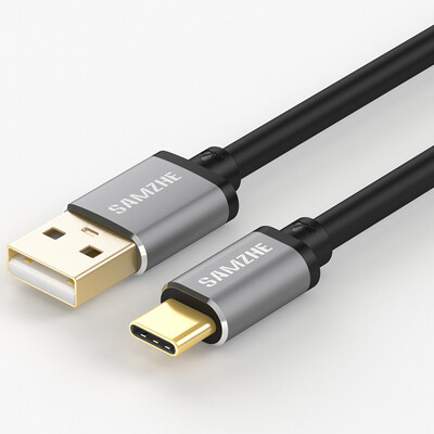 

(SAMZHE) Тип-C кабель для передачи данных USB2.0 Эндрюс зарядная линия быстрая зарядка поддержка проса 5 / 4C музыка как Huawei P9 / P10 алюминиевая оболочка черный 0,5 метра LC-50B