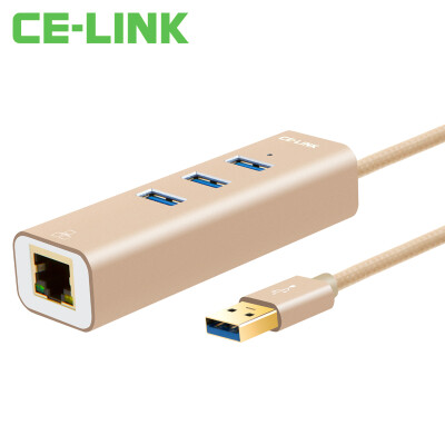 

CE-LINK USB 3.0 to RJ45 1000Mbps Wired Ethernet Adapter/3-Port USB 3.0 Hub with RJ45 1000Mbps Ethernet Adapter