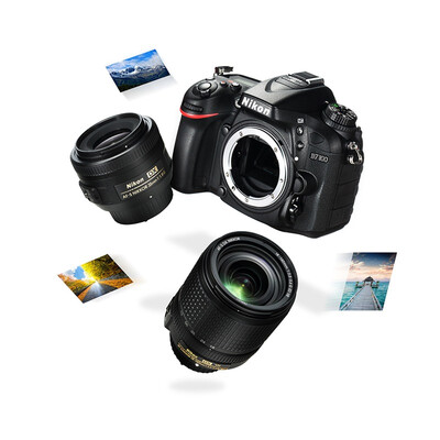 

Комплект объективов Nikon D7100 SLR (объектив 18-140mmf / 3.5-5.6G + объектив с автоматической фокусировкой DX 35 мм f / 1.8G) черный