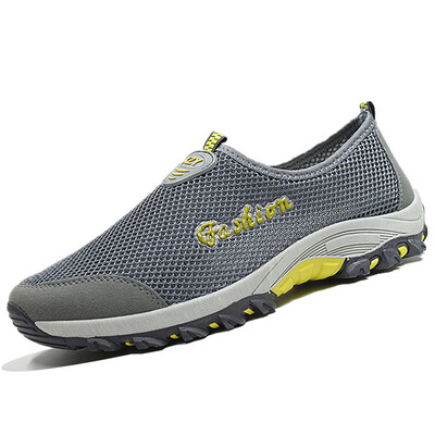 

Precentor breathable sports net shoes men&39s casual shoes hollow hole hole shoes 667 gray 43 yards