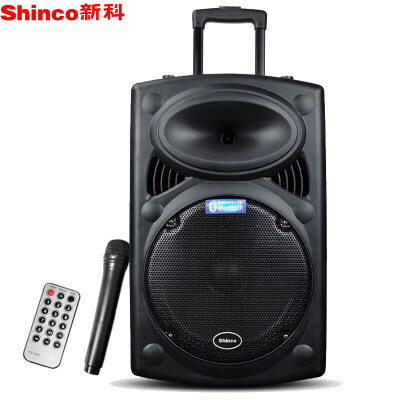 

Shinco V12 outdoor square dance audio Bluetooth speaker with microphone 12 inches black