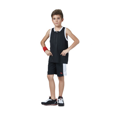 

Anta (ANTA) children's clothing boy basketball game set children's sports leisure two-piece suit 35724101 beach blue 170