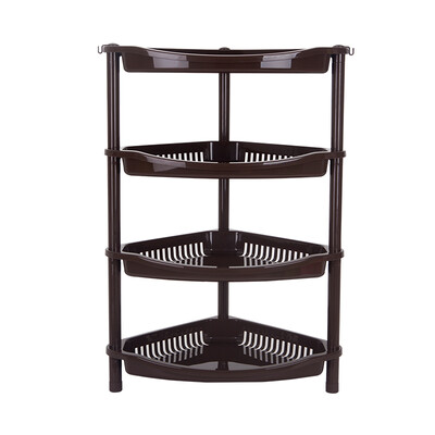 

Citylong Plastic Storage Rack Kitchen Bathroom Rack Multifunction Storage Rack Chocolate 7116