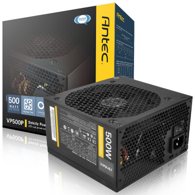 

Antec Rated 500W VP500P Computer Power Active PFC 12CM Silent Fan Two Year Warranty Dual Forward Desktop Power