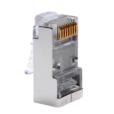 

Chongbo Cinyobo CYB-6P88A2-15U-30 six crystal head rj45 shielded network crystal head two-piece duplex cable connector