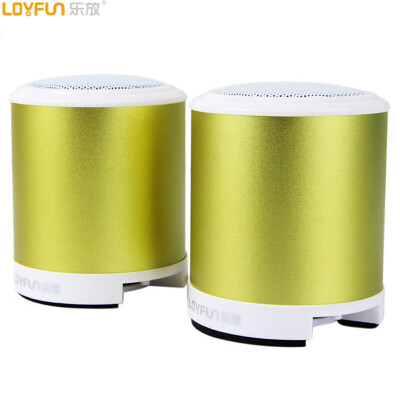 

Music release LOYFUN H2200 20 channel mini stereo USB cable notebook audio green