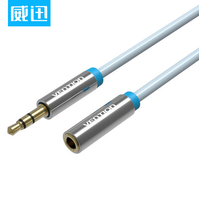 

Wei Guan VENTION 35mm audio cable to the male headphone extension line mobile phone Tablet PC audio extension cable 3 meters ice blue VAB-B06-S300