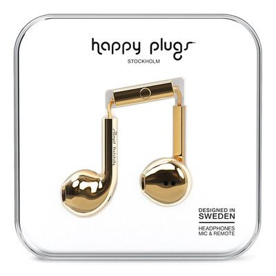 

Happy Plugs Earbud Plus Deluxe Edition Earbuds Headphones Headphones Headphones Earphones Headphones Scandinavian designs Swedish light luxury brand luxury gold