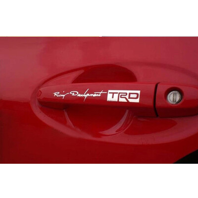 

Sheng Sheng special 4 sets of TRD modified steam handle car door handle car stickers black size 1225cm