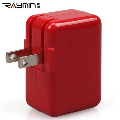 

Rui Ming RM814RD USB power adapter mobile phone charger fast charge portable general-purpose single port 5V21A red