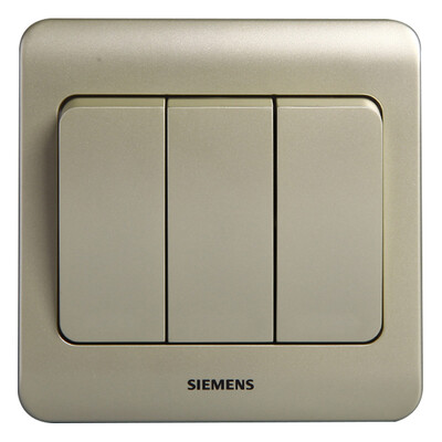 

Siemens SIEMENS 5TA02311CC133 three open single control remote switch socket gold brown