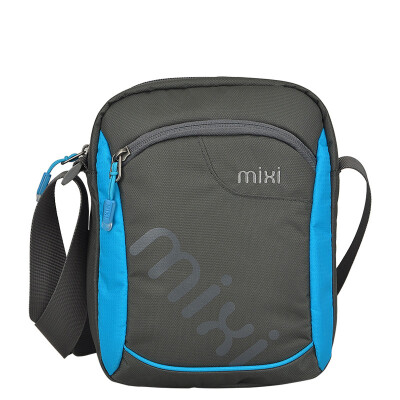 

Mi Xi fashion leisure sports package men&39s small shoulder bag Messenger bag fight color simple vertical paragraph satchel male bag blue 10-inch M5208