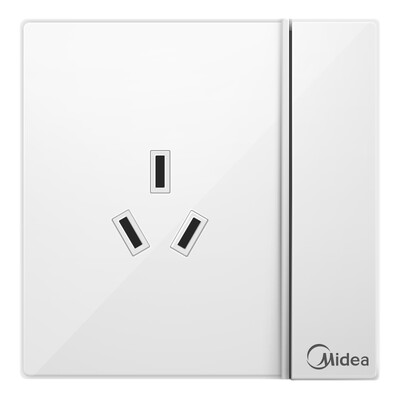 

Соединенные Штаты Америки (Midea) Переключатель сокет управления биллингом три отверстия 16A кондиционирования воздуха водонагреватели Элегантное белое гнездо 86 без границ