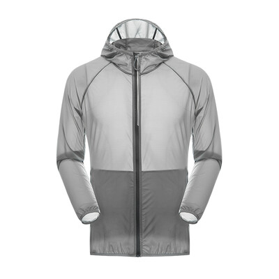

Woodpecker (TUCANO) couple models skin clothing men's sunscreen breathable light fast dry outdoor sports windbreaker 17109ZM85698 male light gray 3XL
