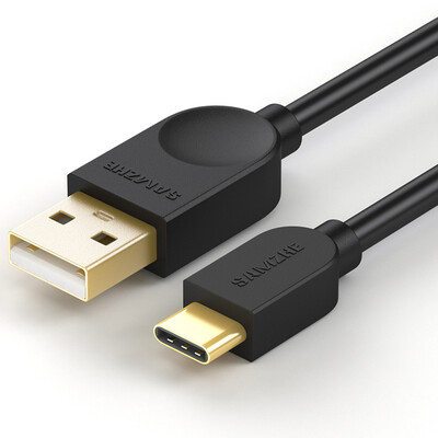 

(SAMZHE) Type-C data cable USB2.0 Andrews charge line fast charge line support millet 5 / 4C music as Huawei P9 / P10 black 2 meters XTC-20A