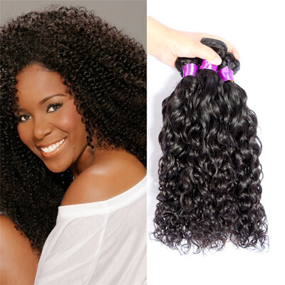 

Wet And Wavy Virgin Brazilian Hair 2 Bundles Mink 7A Virgo Hair Products Brazilian Virgin Hair Water Wave Curly Weave Human Hair