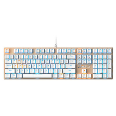 

Dareu 108-key Mechanical Keyboard WhiteGold