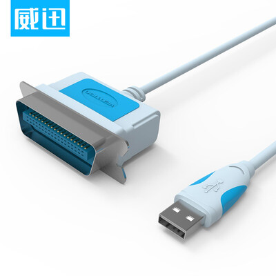 

Wenton VENTION usb parallel port print line 36-pin printer data cable USB to IEEE1284 parallel port ice blue 15 meters VAS-C05-S150