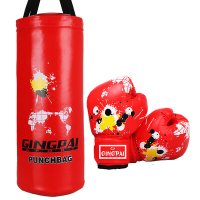 

Fighting Boxing Gloves Kids Taekwondo Fighting Gloves Children's Breathable Gloves Sanda Sandbags Gloves Blue