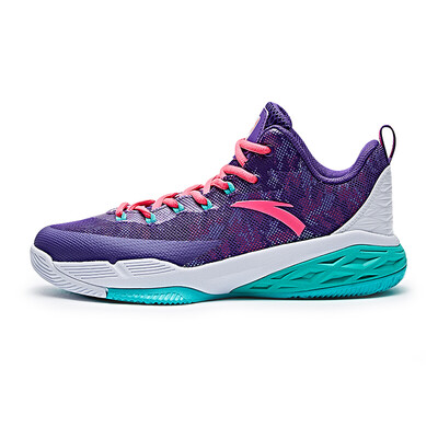 

Анта (ANTA) мужская обувь 11721306 амортизирующая одежда баскетбольные ботинки Ling полюс технологии NBA серии баскетбольная обувь Lakers purple -5 6.5 (мужчина 39)