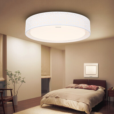 

Panasonic Ceiling light LED remote control dimming color living room bedroom lamp white iron decorative frame HHLAZ1808