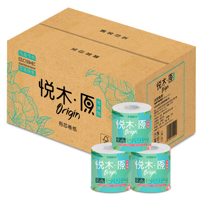 

Happy sunshine Wyukyu original roll 4 layer * 150 g * 24 rolls of toilet paper (FCL sales) original ecology without adding no blocking the toilet