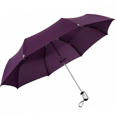 

Paradise umbrella 3331E touch a dry since the open three fold ultra-light umbrella deep purple