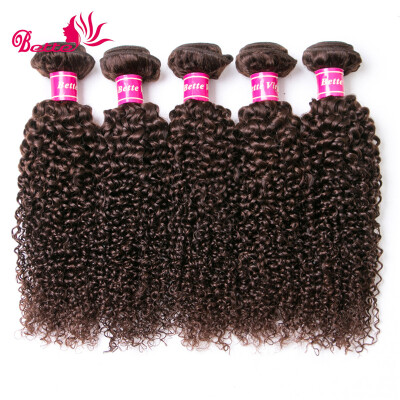 

Hot selling and high quality Kinky Curly Hair 100% 8A Virgin human hair Bettehair 3Bundles Brazilian hair Dark Brown Color