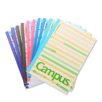 

Kokuyo (Kokuyo) Campus серия A5 / 40 эта страница книга вяжущие книги / ноутбук / мягкие рукописи 10 / пакет цветных наклеек / смешивание WCN-CNB3430