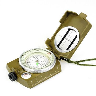 

Американский профессиональный компас Норфолк с компасом объектива лупы (Army Green)