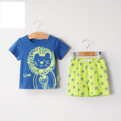 

Cotton fruit fruit fruit fruit set Q'ton baby short sleeve suit M223302216398 white heart 110 yards