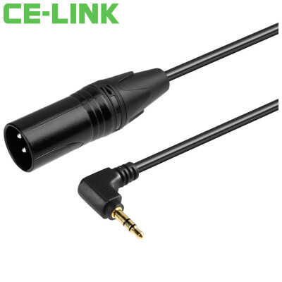 

CE-LINK 2818 DC35 turn 3-pin XLR audio cable elbow 1 meter male on the public card line mobile phone computer microphone microphone microphone mixer cable