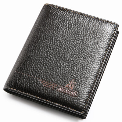 

Scarecrow Mexican Men's Wallets Classic Simple Cross-Man Men's Money Chiffon Cushion Leather Wallets Wallets MSJ30731M-03 Brown