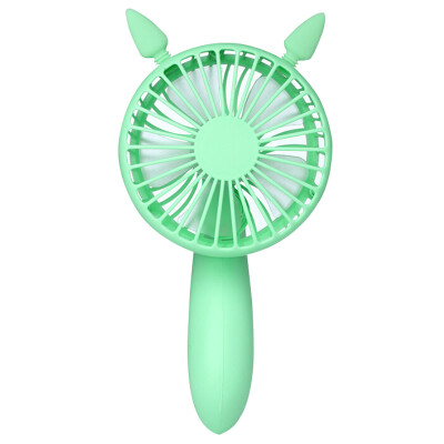 

BX-F10 Mini Portable USB Charger Small Fan Green Handheld Meng Cat Cartoon Small Fan