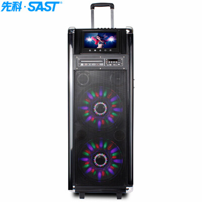 

SAST A22 12-inch Portable Square Dance Mobile Rod Outdoor Speaker Black