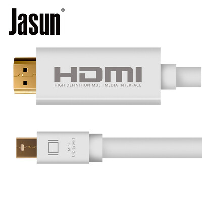 

Jason JASUN Mini DP to HDMI conversion cable 5 meters mini Displayport HD conversion line lightning mini dp TV monitor line JS-130