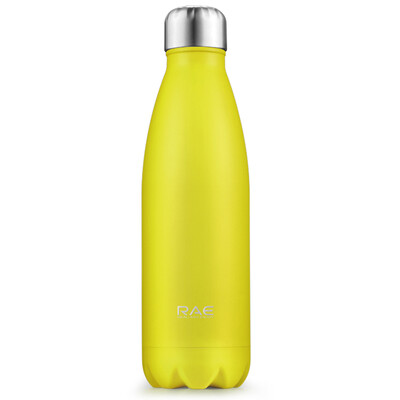 

Also RAE 500ml double-layer stainless steel vacuum insulation cup sports fashion outdoor students students men&women kettle straight body Coke bottle yellow R3067