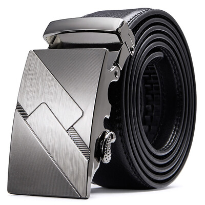 

BOSTANTEN BOSTANTEN men&39s belt leather business belt male automatic buckle belt Korean version of the tide men&39s belt B4171051 black