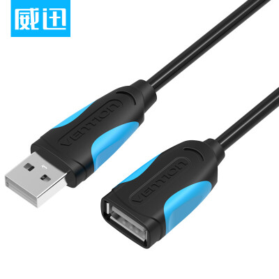 

Weining (VENTION) usb2.0 удлиненная линия от мужчины к женской линии передачи данных с высокой скоростью передачи данных компьютер U удлинительный кабель для клавиатуры мыши на 3 мыши черный VAS-A05-B300-N