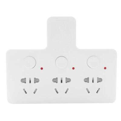 

Breeze (kyfen) QF-909A one to three independent switch with security door power converter new national standard lightning wireless white