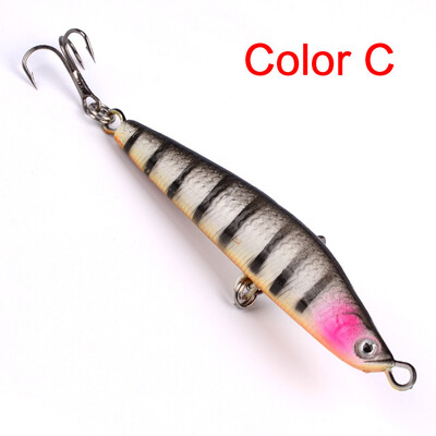 

Soft Lead Bait Soft Fishing Lures 7.5cm-2.95"/18.7g-0.66oz 8# High Carbon Fish Hook 10 Color Silicon Wobblers Fishing Tackle