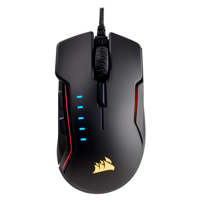 

(USCORSAIR) Широкий Меч GLAIVE RGB Игра Genie Mouse Symphony Подсветка Black Jedi Сюрприз Мышь Ешьте Куриную Мышь
